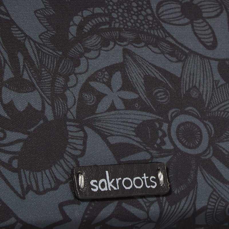 Sakroots Artist Circle Smartphone Crossbody in Eco Twill, Detachable Wristlet Strap, Black Spirit Desert - Image 4